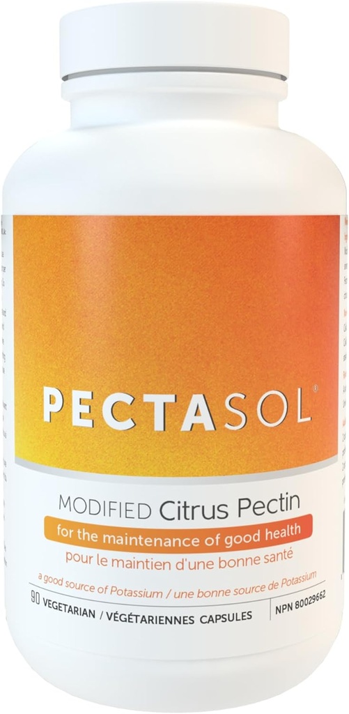 PectaSol modifié Citrus Pectine – 90 capsules – Supplément Santé Total-Body pour soutenir le coeur, le système immunitaire, la réponse à l'inflammation et le vieillissement en santé + maintenir des niveaux de gallectine en santé-3