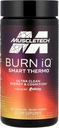 MuscleTech Burn iQ Smart Thermo Supplement Fueled with Paraxanthine Enhanced Energy & Cognition for Men and Women 100 Count