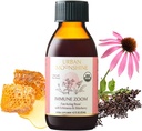 Urban Moonshine Immune Zoom - Boost d'immunité à action rapide - Sirop de sureau biologique - Echinacea - Miel brut - Certifié biologique - Naturel - 4,2 Fl Oz