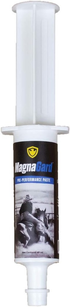 Pâte pré-performance pour chevaux - Tous les calmants naturels, tampon acide, soutien gastrique avec/Electrolytes - 60ml Syringe