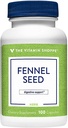 La vitamine Shoppe Fennel Seed 480MG (Foeniculum Vulgare Seed), supplément à base de plantes pour le soutien digestif et la santé intestinale (100 capsules)