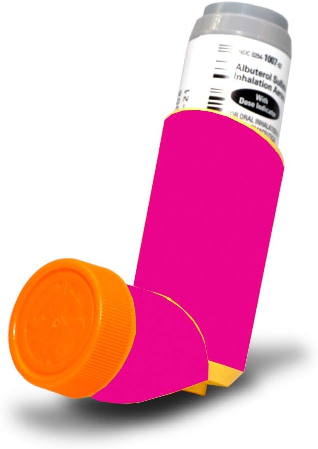 MightySkins Skin pour Inhalateur d'Asthme Proventil HFA - Lavande solide Exclusivité protectrice, durable et unique Couverture en Decal Vinyle Exclusivité facile à appliquer, à supprimer et à changer Styles