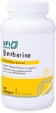 Klaire Labs SFI Health Berberine HCI 500mg - Supplément Berberine - Sans gluten, hypoallergénique (120 capsules)
