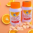 Vitamine C & Acide ascorbique1000mg, à croquer pour le soutien de la peau et le système immunitaire sain – 60 comprimés