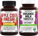 FarmHaven Capsules de chardon de lait biologique USDA et capsules de vinaigre de cidre de pomme