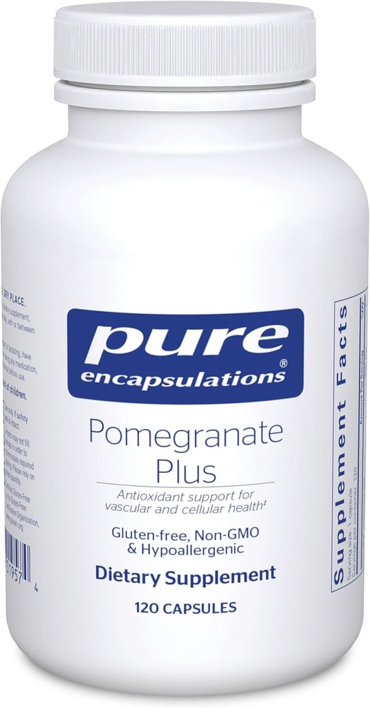 Pure Encapsulations Pomegranate Plus | Antioxidant Support for Vascular and Cellular Health* | 120 Capsules