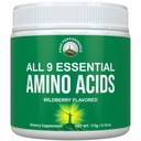 Tous les acides aminés essentiels en poudre. Pré + pendant + après l'entraînement avec les AAE + BCAA pour l'énergie, la croissance musculaire et la récupération. Non-OGM BCAA et EAA poudres pour hommes + femmes. 3ème partie testée. Mûres sauvages
