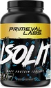 Premierval Labs ISOLIT - Poudre de protéines de lactosérum, 100 % d'isolat de lactosérum, 25g de protéines, BCAAs, absorption rapide, digestion facile (Diner Vanilla, 2lb)
