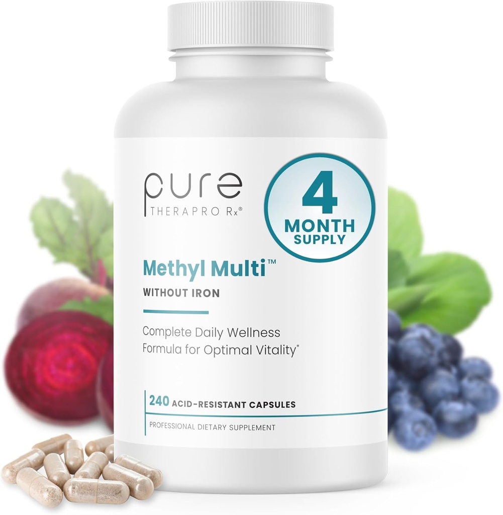 Multivitamines méthylées pures Therapro Rx pour hommes et femmes