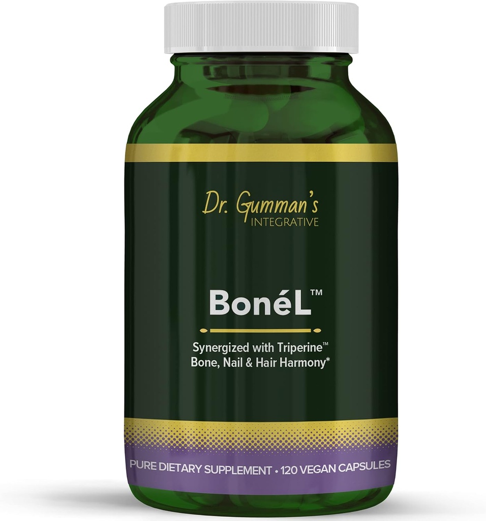 Bone'L - Bone, Nail & Hair Harmony - Highest Potency, Maximum Bio-Activity, Harmony Nutraceuticals Vegan Capsules