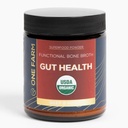 One Farm Superfood Powder Gut Health, Organic Gut Soothing Blend and Prebiotic Blend, Non-GMO, Prebiotics with Bone Broth, Turkey Tail Mushroom, Slippery Elm, and Marshmallow Root for GI Health