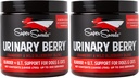 Super Snouts Urinary Berry Urinary Tract Suppléments pour chiens et chats, fabriqués aux États-Unis, aux États-Unis et au Canada Blueberry & Cranberry Powder, UTI, Rein Health Support, Bladder Support pour chiens (2,63 oz, pack de 2)