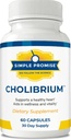 Promesse simple - Cholibrium - Supplément de champignons avec Lions Mane - Soutien du coeur et du cholestérol, 60 Capsules