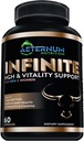 Infinite - HGH - Testostérone - Supplément Vitalité-Comprend l'Argine-Glutamine, et plus encore! pour hommes et femmes 60 Capsules par bouteille.