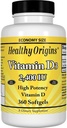 Origines saines Vitamine D3, 2400iu, 360 gel