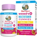 MaryRuth Organics, Sans sucre, Vitamine végétalienne Gummy, Immune support quotidien multivitamine + Chasteberry, cheveux, peau et ongles pour les femmes, 60 comte, paquet de 1