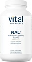 Nutriments vitaux NAC 600mg. N-acétyl Cysteine.