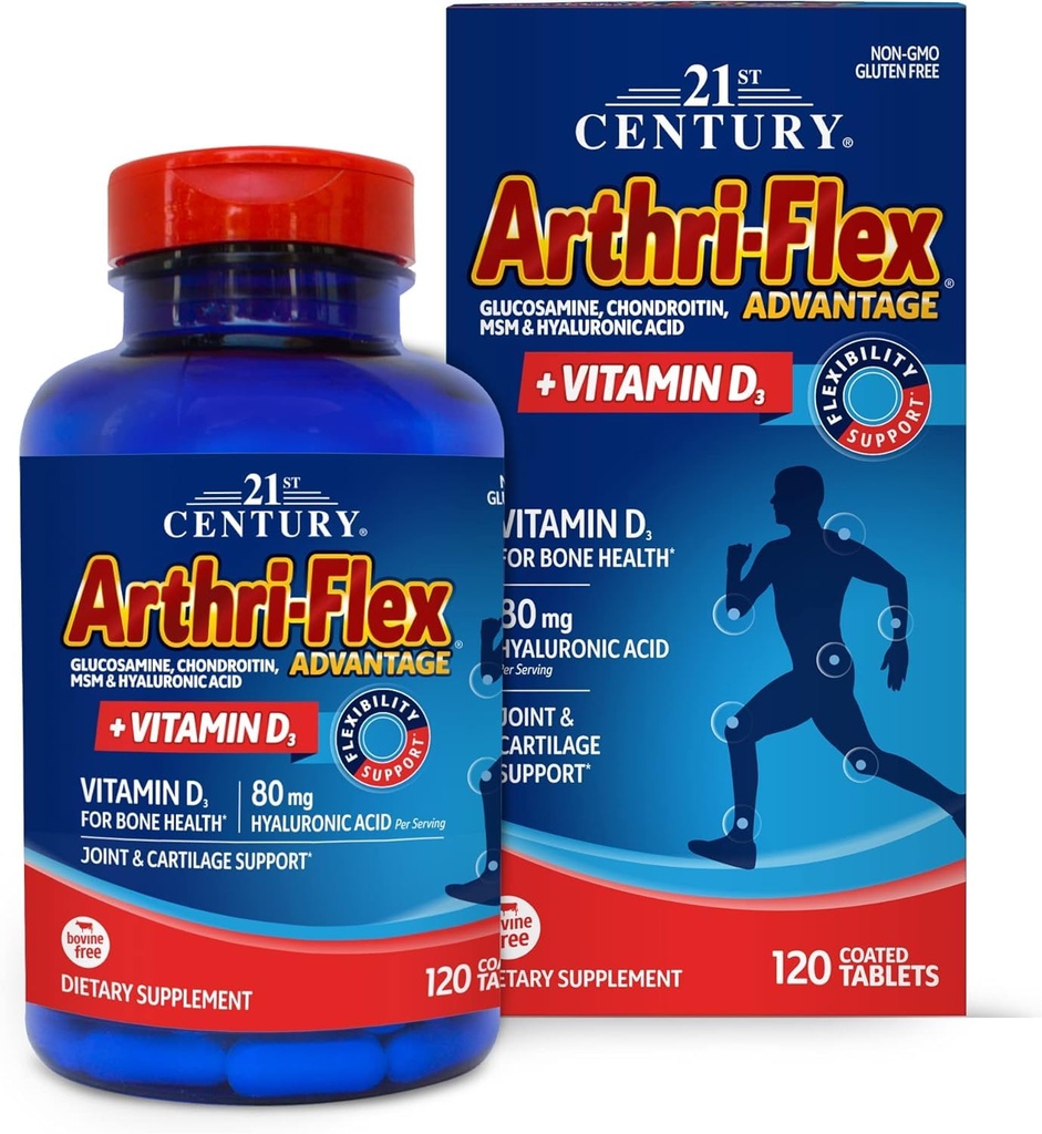 Glucosamine et Chondroïtine Comprimés d'avantage MSM 120 Compte