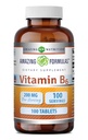 Formules étonnantes Vitamine B6 Pyridoxine 200mg 100 Comprimés Suppléments de non-OGM