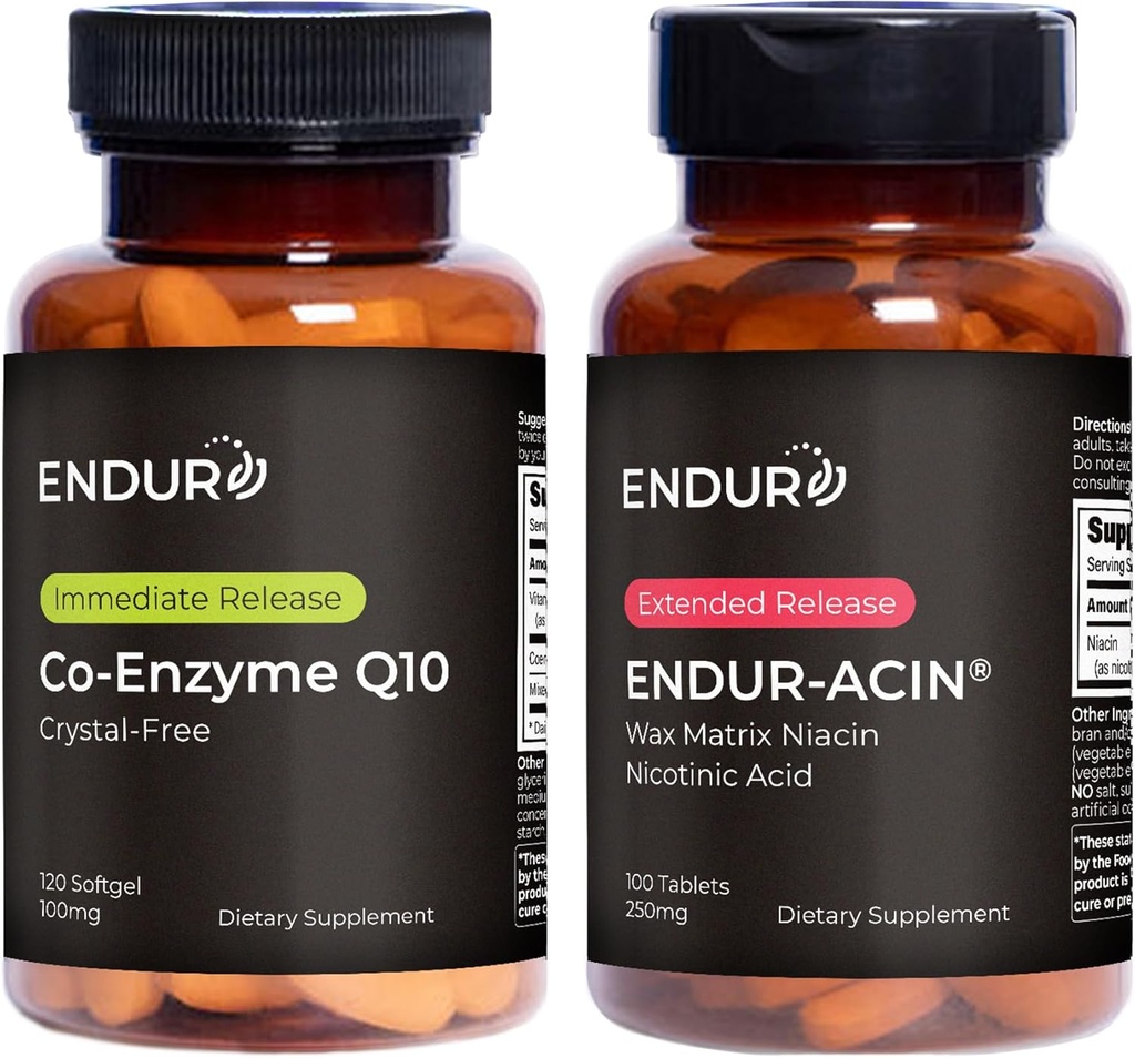 Produits d'endurance Co-enzyme Q10 Caractéristiques CoQsol-CF une Niacine très soluble et à faible teneur en flush