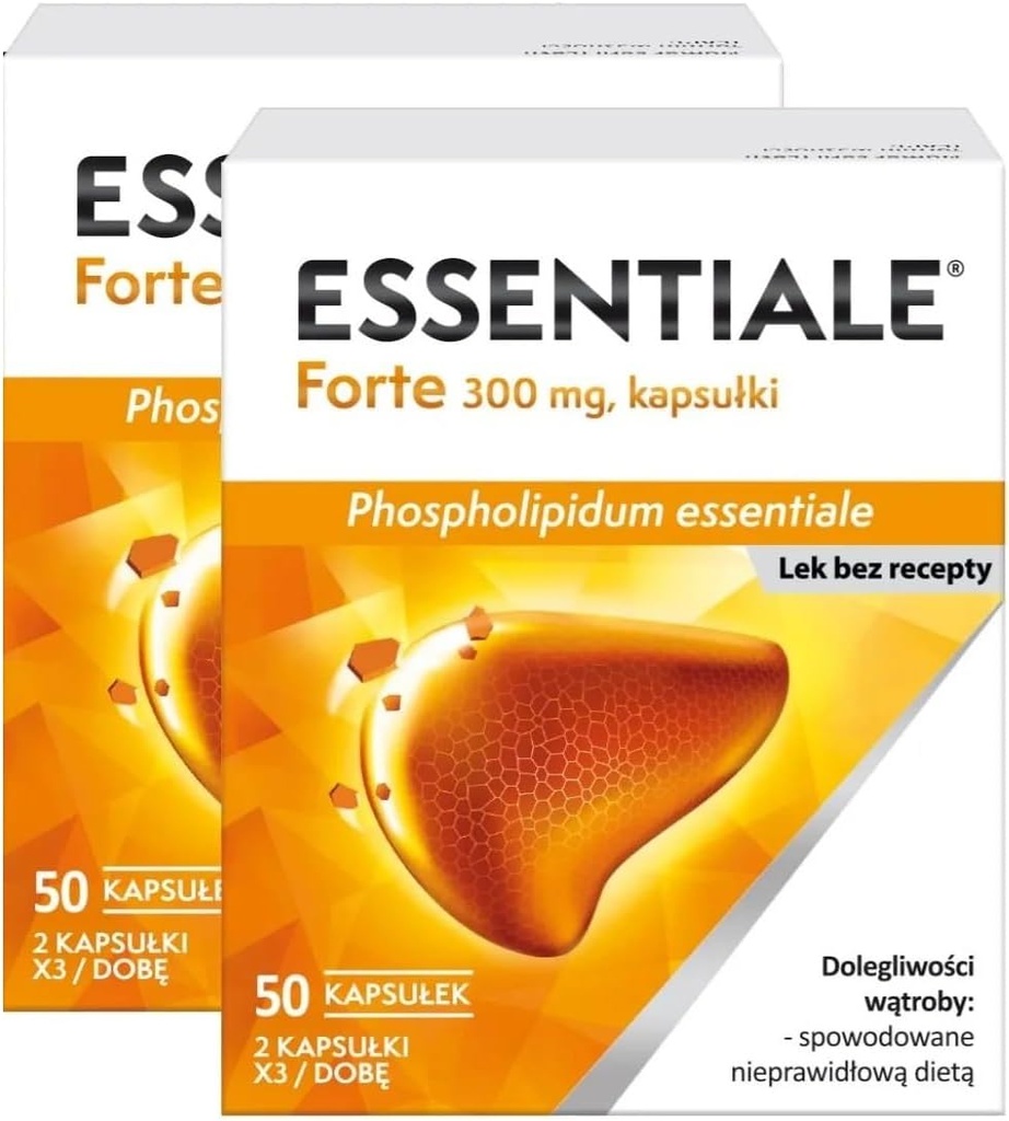 Essentiel Forte 300mg 50 Capsules (emballages de 2) par Essentiel Forte