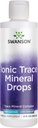 Swanson Concentrace Trace Mineral Drops 8oz-Complete Mineral Complex pour l'énergie, l'hydratation, et équilibre électrolytique plus de 72 minéraux ioniques à absorption élevée tels que le magnésium, le potassium, le calcium