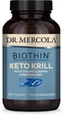 Dr Mercola, supplément d'huile de kéto krill, 90 portions (180 capsules) Acides gras oméga 3, certifiés par le SMC, non OGM, sans soja, sans gluten