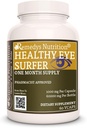 Remèdes Nutrition Healthy Eye Surfer $ 1 000 mg, 60 Capsules de végétaliens Complément alimentaire à base de plantes $ Approvisionnement de deux mois
