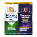 Résistance maximale Mucinex FastMax DM Max & Mucinex Nightshift Cold & Flu Liquid (2 x 6 fl. oz.) Thins & Loosens Mucus, Soulage la toux et la congestion thoracique, la douleur, la fièvre, l'éternuement, la gorge douloureuse, le nez runny