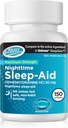 Aide au sommeil de nuit Softgels, (150 softgels), Diphenhydramine HCI 50 mg, Asleep d'automne rapide, soutient un sommeil plus profond, reposant