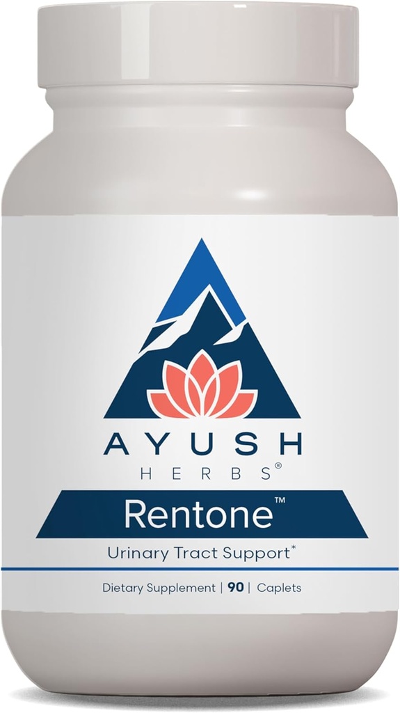 Ayush Herbs Rentone - Supplément de soutien au rein avec canneberge, pilules nettoyant le rein pour les femmes et les hommes, santé urinaire et fonction de la vésicule - 90 capsules végétariennes (1 comte)
