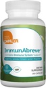 Zahler ImmunAbreve, Support puissant du système immunitaire, contient de la vitamine C Acide pantothénique Echinacea et plus, certifié Kosher (180 capsules)