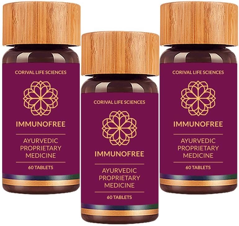 Biogetica Supplément à base de plantes sans immunosupplément pour le soutien immunitaire - Mélange de Potentes Naturels de Tulsi, Kalmegh, Yashtimadhu & Giloy pour Immune Boost - 100% Vegan - 60 Comprimés- Pack de 3