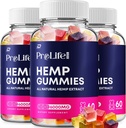 Gommies de chanvre Prolife - avec extrait de graines de chanvre Pro Life Labs Acouphène supplément à base de plantes, soutien à la santé et au mieux-être (3 pack - 180 gommies)