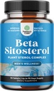 Natures Craft Plant Sterols Complex with Beta Sitostérol - Supplément Beta-Sitostérol 500mg et Stanols pour le soutien de la prostate - Supplément santé de la prostate pour les hommes - 90 comprimés
