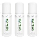 Biogele Professional Pain Relief Roll on pour le genou, le cou, la hanche, l'articulation et l'épaule, simple anti-douleur, mal au muscle, gel menthol roll-on 3 Fl Oz (paquet de 3)