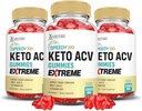 Laboratoires justifiés (3 Pack Speedy Keto ACV Gummies Extreme 2000MG Speedy Keto Gummies Formule avancée vinaigre de cidre de pomme avec jus de pomme de grenade poudre B12 Vegan Non OGM 180 Gummys