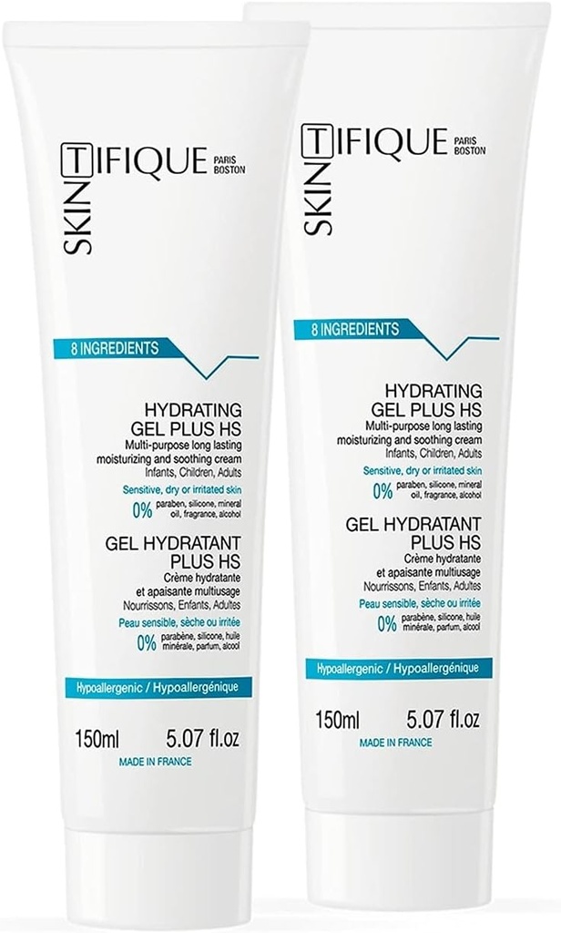 Skintifique • Corps de soulagement du psoriasis • Crème hydratante, émolliente et apaisante • Hydratant intense 24 heures sur 24 • Efficacité cliniquement prouvée • Santé et sécurité