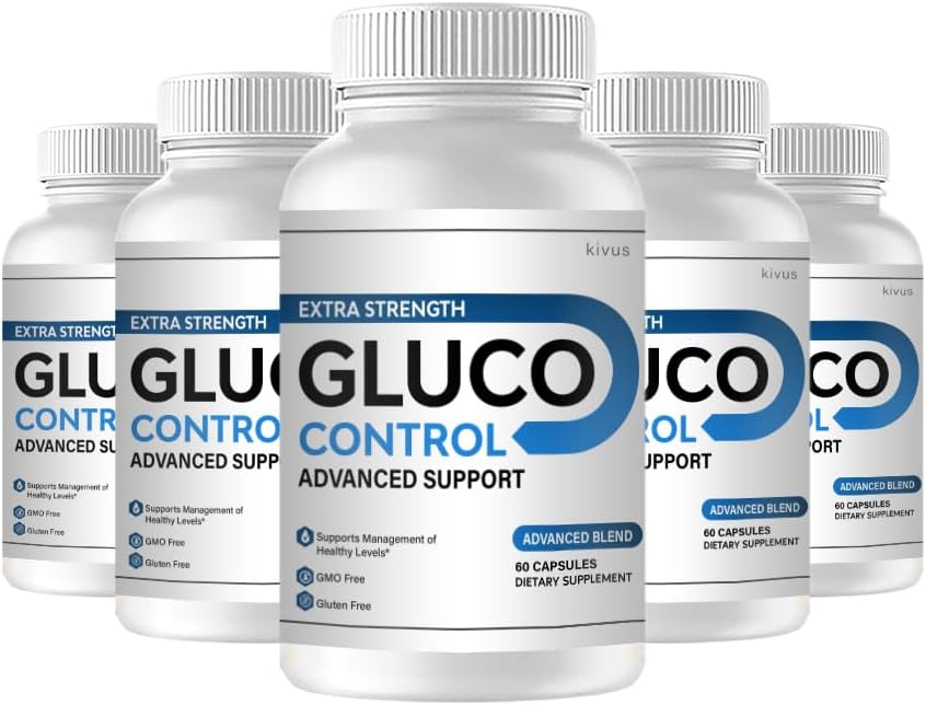 Gluco Control - Gluco Control Support avancé (5 packs, 300 capsules)