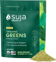 Suja Bio Greens poudre mélange probiotique, spiruline, boisson quotidienne super-alimentaire ou mélange smoothie pour le soutien immunitaire, la digestion, et l'énergie, végétalien, sans gluten, non OGM, 30 portions