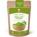 SPICY Organic Neem Powder – 16 oz. - Certifié USDA Organic -Non-OGM - Les feuilles de neem séchées fraîches poudre pour les cheveux et la peau sains - Azadirachta Indica Ayurvedic Herbe pour le bien-être général