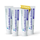 Globe (4-Pack) Lidocaine Premiers soins Onguent antibiotique 1 oz - Relief de la douleur maximale et protection des infections - Engourdissement de la peau rapide avec la lidocaïne - Utilisation d'urgence et protection des infections