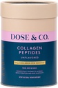 DOSE & CO. Pure collagène peptides pour cheveux, peau et ongles, sans aromatisation - Supplément en poudre de 10 oz