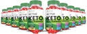 (10 Pack) Actif Keto ACV Gummies Formule avancée 1000MG ActifKeto Keto Gummies vinaigre de cidre de pomme formulé avec le jus de betterave grenade poudre B12 végétalien non OGM 600 Gummys