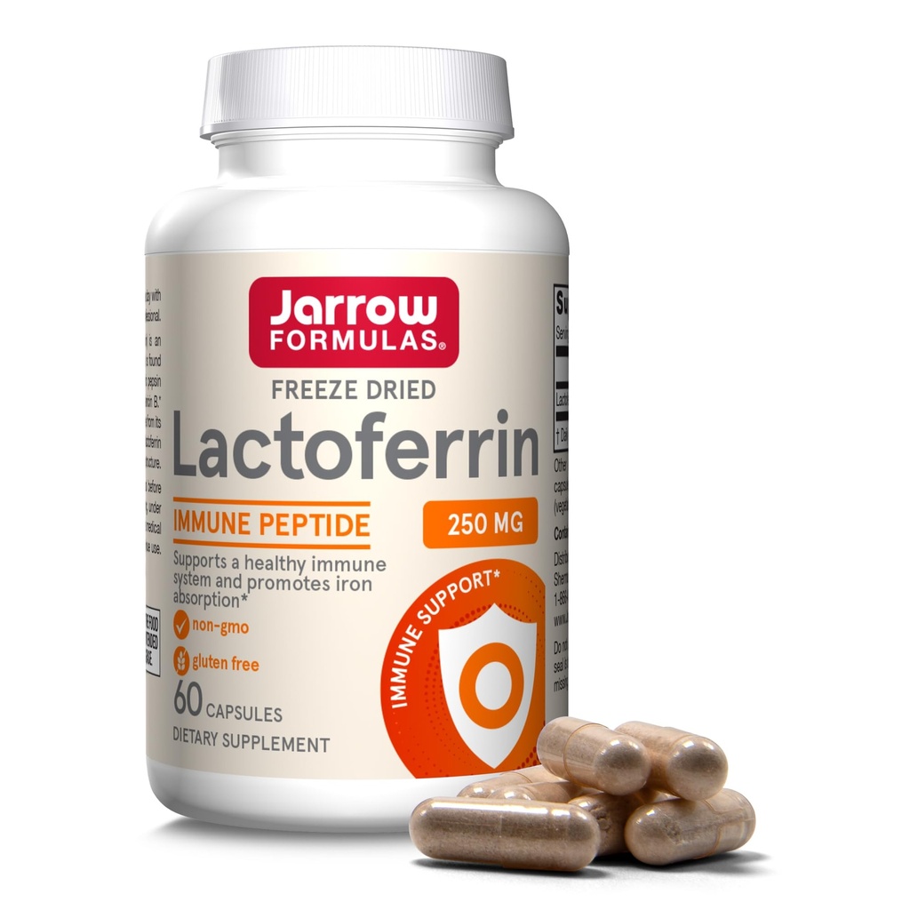 Jarrow Formulas, Lactoferrin, 250 mg, 60 Capsules