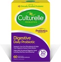 Culturelle Daily Probiotique, Capsules de santé digestive, 60 Nombre