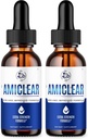 (2 Pack) Amiclear Drops - Formule officielle - Amiclear Healthy Support Supplement Ami Clear Advanced Drops, Amiclear Alternative to Pills Supplement Drops Ami Clear Drops Nouvelle Formule 2023 (2 Bouteilles)