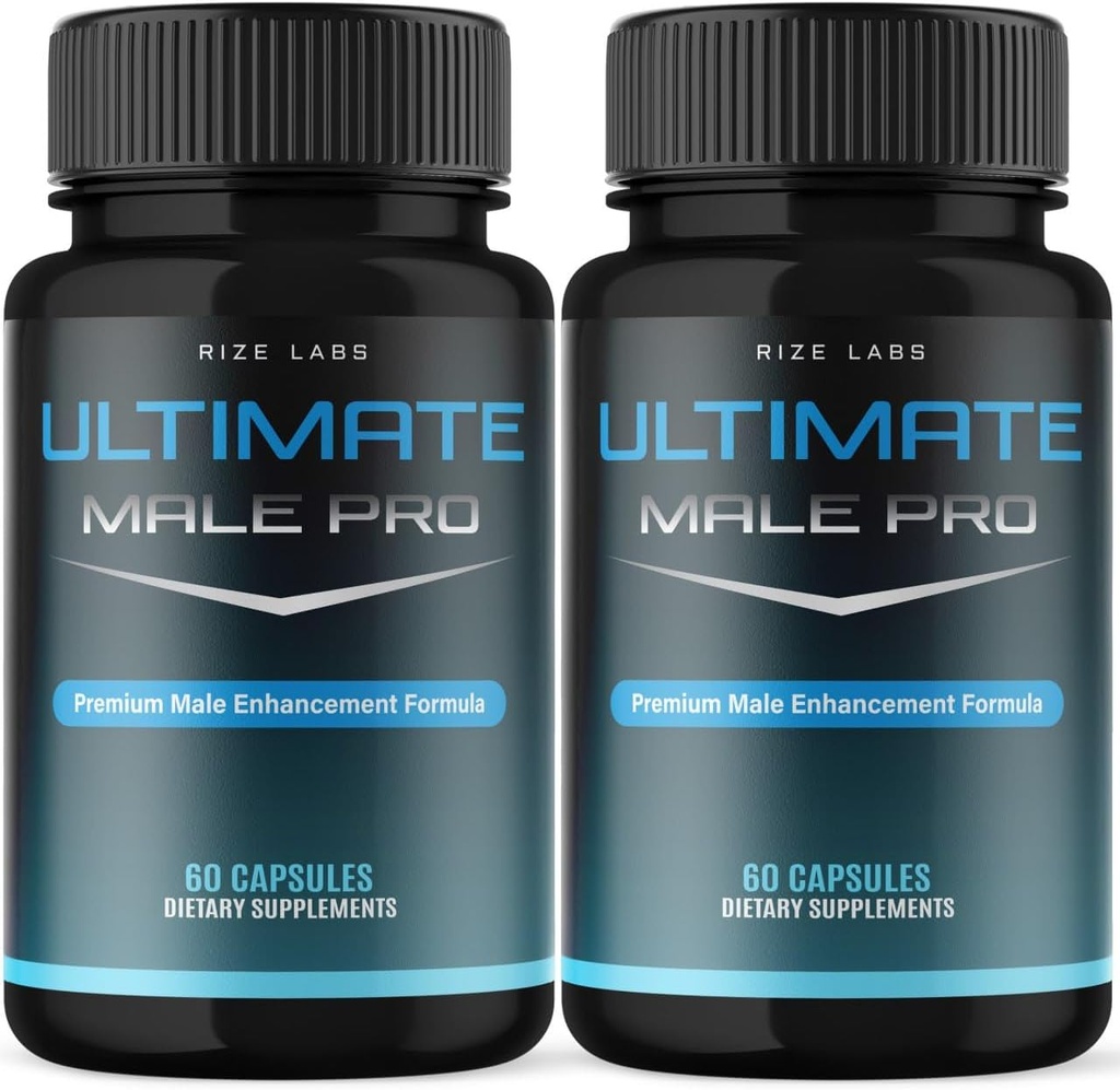 (2 Pack) Ultimate Male Pro Capsules pour hommes, Ultimate Male Extreme Supplement, All-Natural Support for a Healthy Active Lifestyle, UltimateMalePro Reviews (120 Capsules)