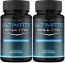 (2 Pack) Ultimate Male Pro Capsules pour hommes, Ultimate Male Extreme Supplement, All-Natural Support for a Healthy Active Lifestyle, UltimateMalePro Reviews (120 Capsules)