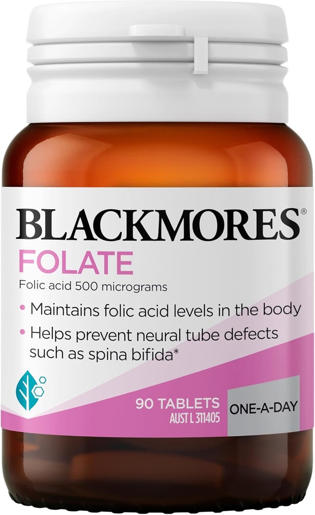 Blackmores Folate 500mcg 90 Comprimés Acide folique